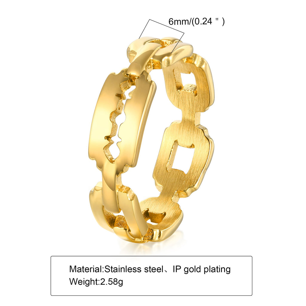 Razor Blade Rings Pi-Mart