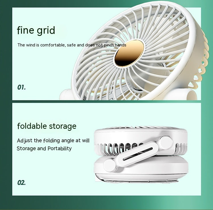 Desktop Desktop Fan Camping Office Telescopic Folding Pi-Mart
