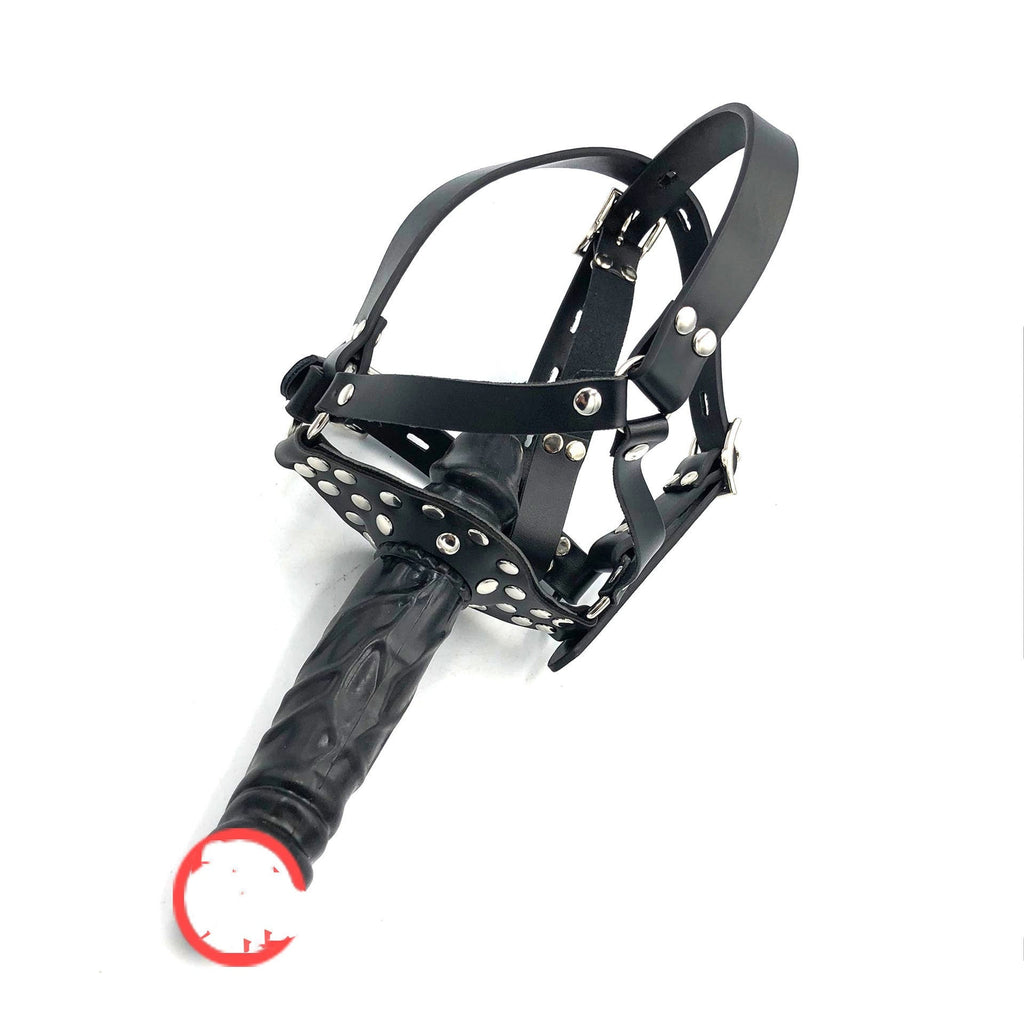Horse Harness Type Double Head Dildo Ball Gag Women Wear Lootquake LLC