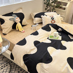 Washed Cotton Bed Sheet Quilt Cover Four-piece Set Pi-Mart