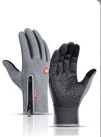 Winter Gloves Touch Screen Riding Motorcycle Sliding Waterproof Sports Gloves With Fleece Pi-Mart