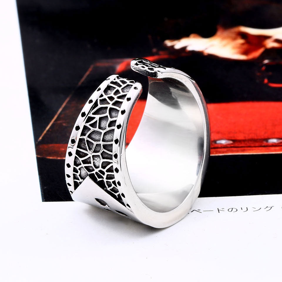 Biker Gothic Rock Men's Ring Pi-Mart