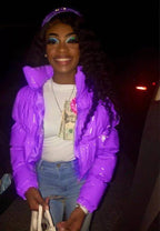 Glossy Bread Jacket Down Cotton Jacket Quilted Jacket Pi-Mart