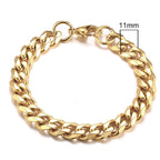 Vnox Men's Chunky Curb Chain Bracelet Pi-Mart