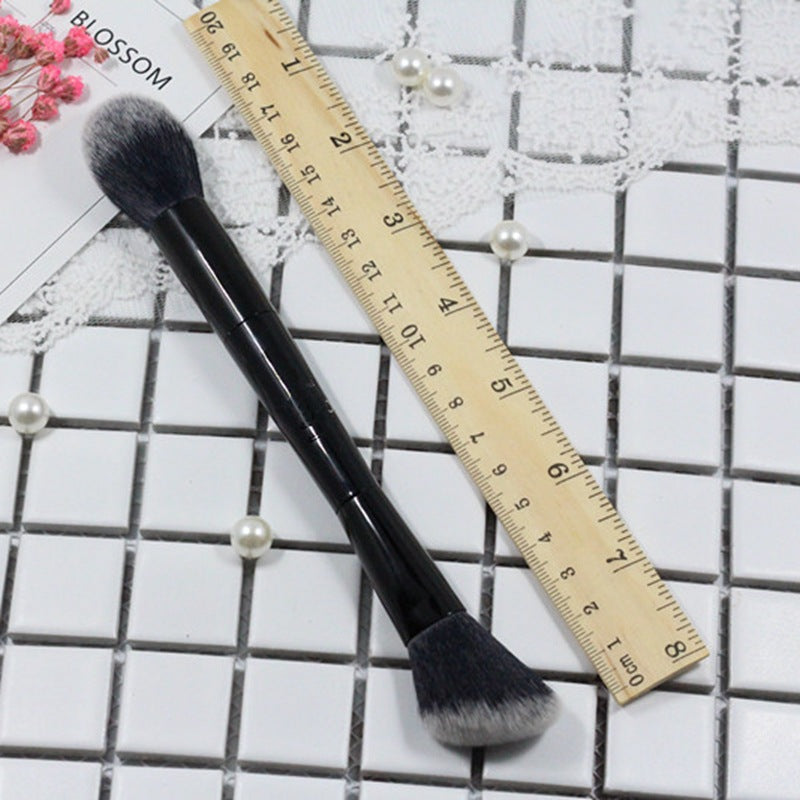 Double Head Makeup Powder Blusher Highlight Brush Pi-Mart