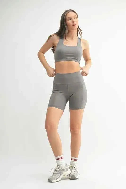 MONO B Venice Cloud Light Sculpt Biker Shorts THRIXINE