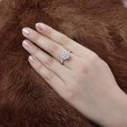 Luxury Moissanite Engagement Ring - SJB-DIAMOND ELITES