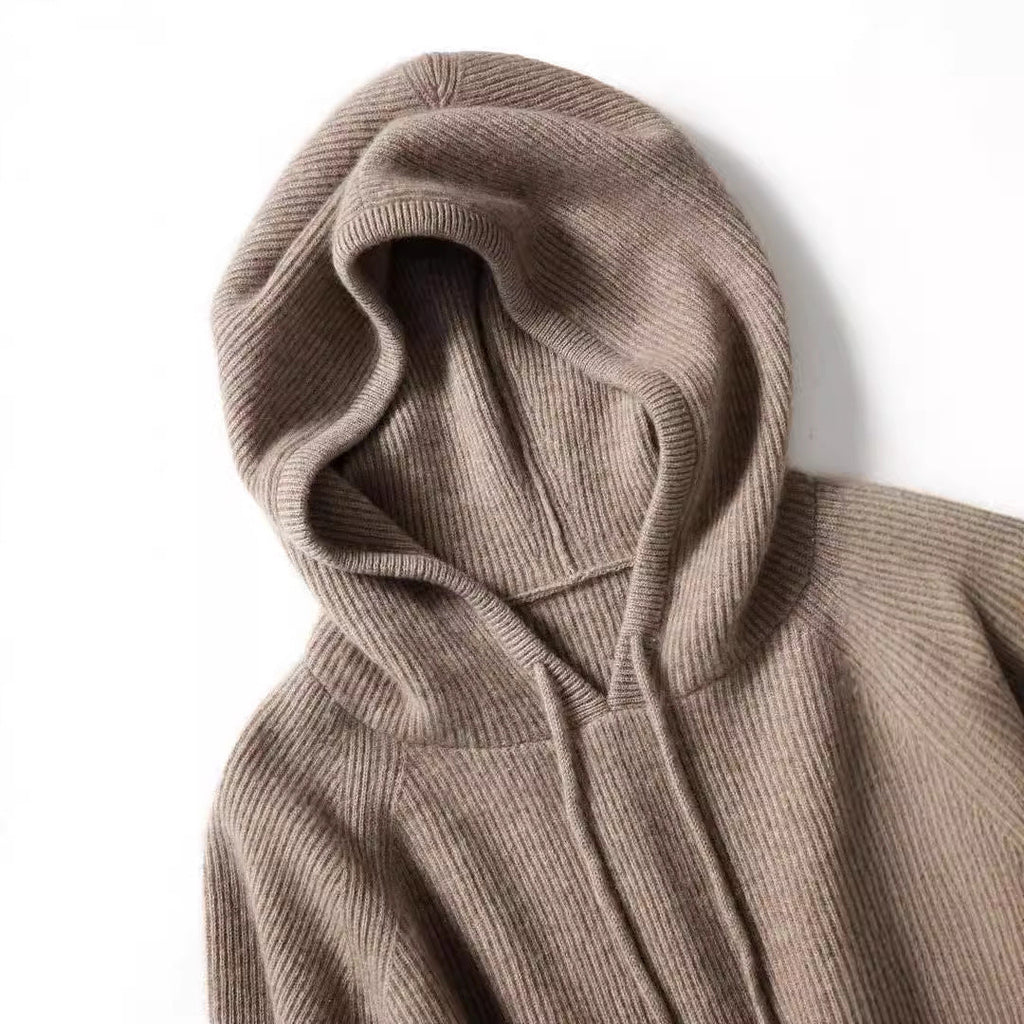Autumn And Winter Thickening Knitted Hat Loose Sweater Pi-Mart