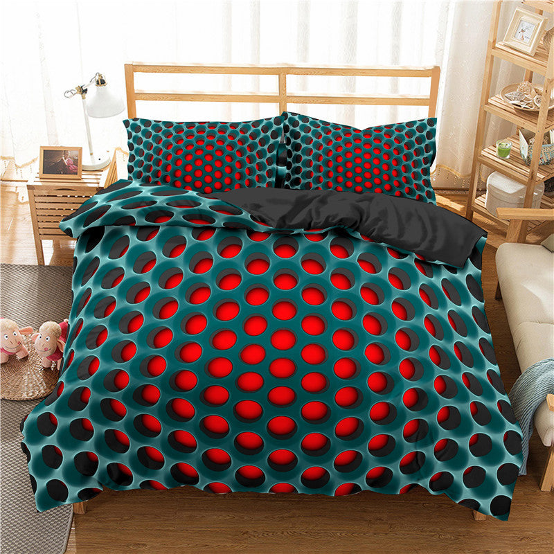 Digital Printing Three-piece Bedding Duvet Cover Pi-Mart
