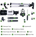 F30070 with astronomical telescope Pi-Mart