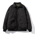 Men's Bomber Jacket Thickened Baseball Cotton Coat Pi-Mart