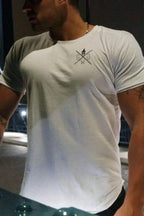 Men's Plus Size Graphic Round Neck Short Sleeve T-Shirt