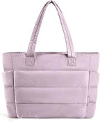 Women's Cotton Handbag Large Zipper Travel Essential Pi-Mart