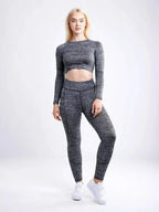 Long-Sleeve Crop Top - SJB-DIAMOND ELITES