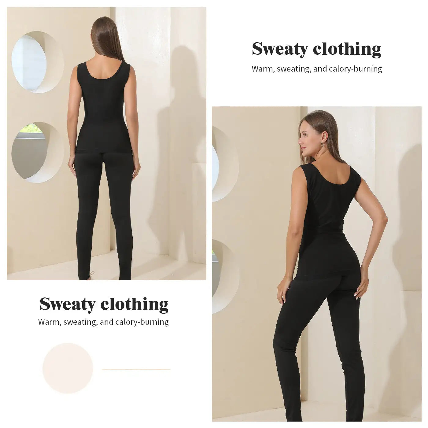 Women's Zip Vest Shapewear Storm Sweatshirt - SJB-DIAMOND ELITES