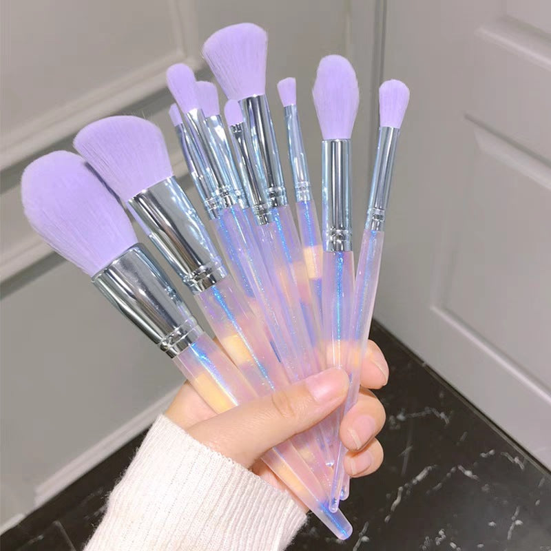 Purple Makeup Brush Set - SJB-DIAMOND ELITES