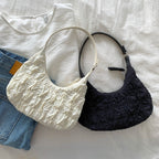 small shoulder bag cream puff bag pleated bag hobo - SJB-DIAMOND ELITES