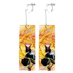 Acrylic Tanjiro Earrings Pi-Mart
