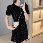 Heart Shaped Mini Purse – Elegant Acrylic Pericardium Chain Clutch, Perfect for Parties, Proms, Weddings, and Evening Out – Stylish Dinner Bag - SJB-DIAMOND ELITES
