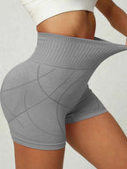 High Waist Active Shorts THRIXINE