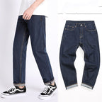 Autumn Dark Blue Loose Trendy Casual Jeans Lootquake LLC