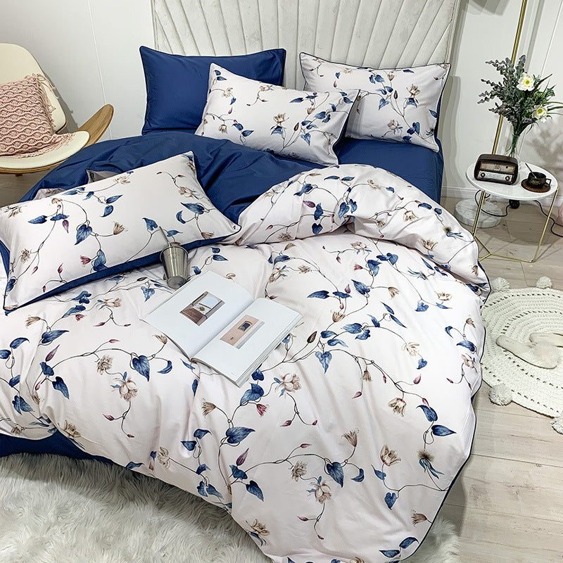Cotton Digital Printing Bed Sheet Quilt Cover Set Pi-Mart