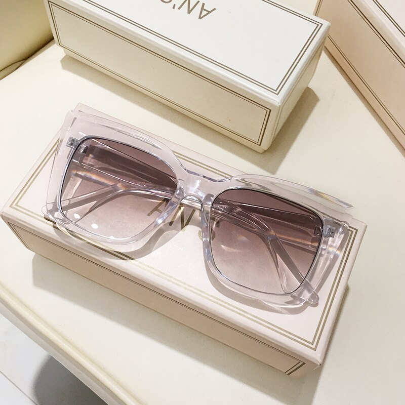 Rectangle Big Frame Cat Eye Sunglasses - SJB-DIAMOND ELITES