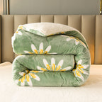 Thick Lamb Fleece Winter Quilt Warm Flannel Pi-Mart