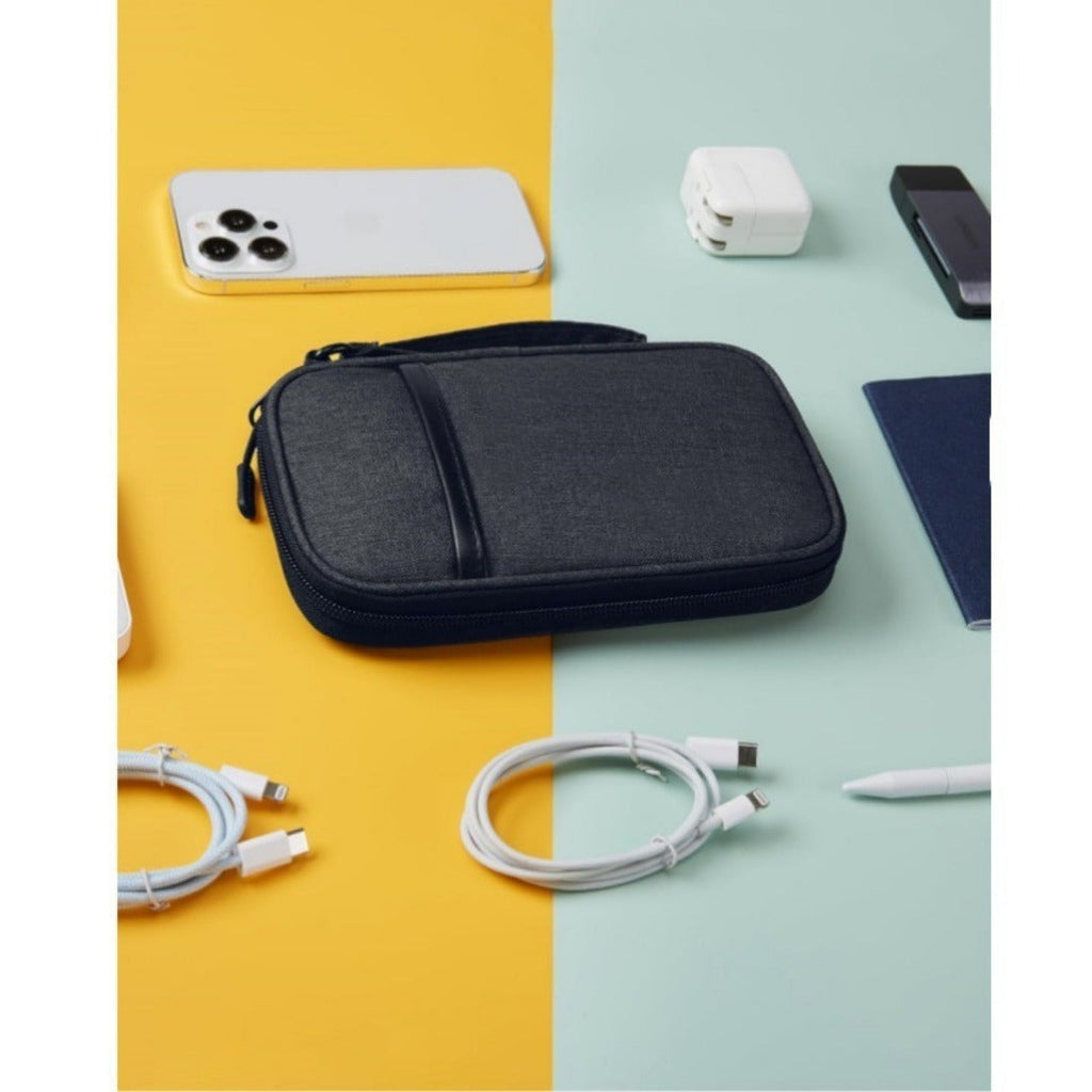 Zip Around Wristlet Wallet for Women, Headphone Cable Storage Bag, Travel Cable Storage Bag, Portable Wire Storage Bag - SJB-DIAMOND ELITES