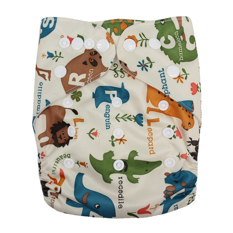 Washable Cloth Diapers Baby Waterproof Adjustable breathable Pi-Mart
