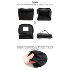 Folding mirror cosmetic bag, large capacity multi-functional toilet bag, travel waterproof storage bag, - SJB-DIAMOND ELITES