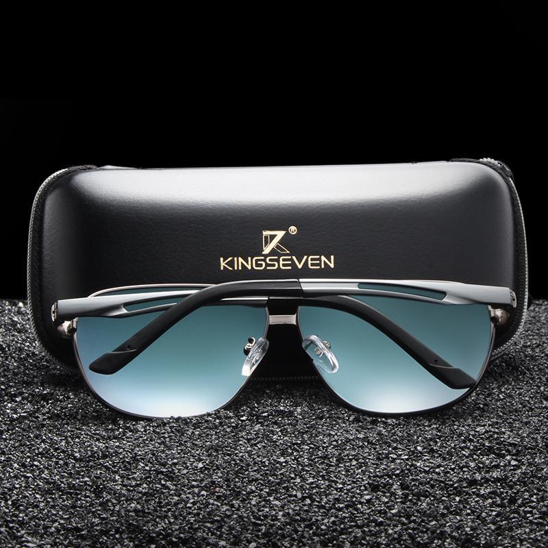 Business Luxury Men Polarized Square Driving Sunglasses Lens Brand Designer Aluminum Classic Frame  Elegant Sunglasses - SJB-DIAMOND ELITES