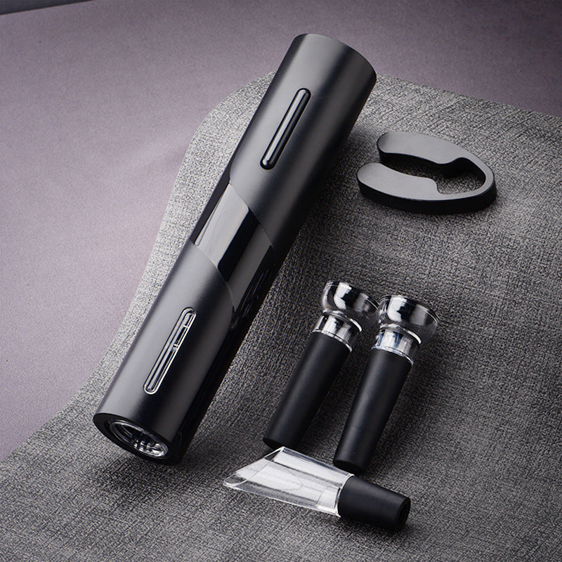 New Base Bottle Opener Enterprise Year-end Business Gift Five-in-one Red Wine Wine Set Base Electric Bottle Opener Pi-Mart