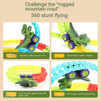 Children's Roller Coaster Dinosaur Track Electric Plastic Toy Pi-Mart
