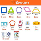 Magnetic Building Blocks DIY Magnets Toys For Kids Designer Construction Set Gifts For Children Toys Pi-Mart