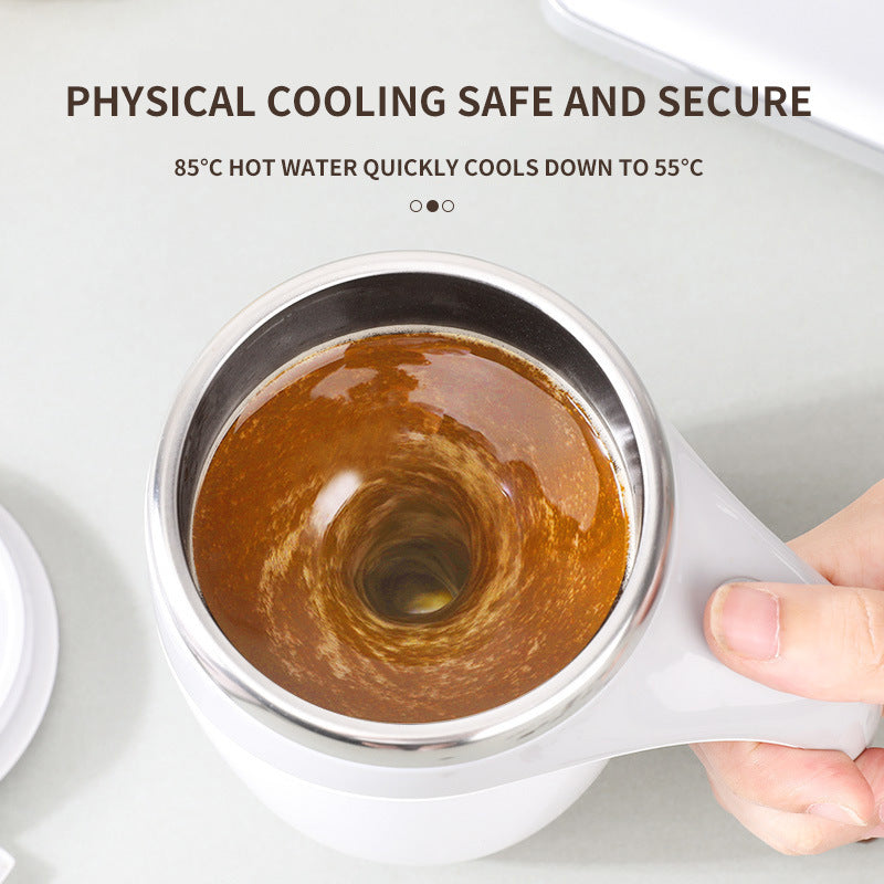 Rechargeable Model Automatic Stirring Cup Coffee Cup High Value Electric Stirring Cup Lazy Milkshake Rotating Magnetic Water Cup Pi-Mart