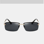 Luxury Classic Retro Rimless Sunglasses Men Polarized Gold Men's Shades Sun Glasses Luxury brands Night Driving Glasses Oculos de sol - SJB-DIAMOND ELITES