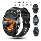 Famous Sport Men Smart Watch WIth SIM card For Android and IOS sistems With Camera Rounded Answer Call Dial Call Smartwatch and  Heart Rate Fitness Tracker - SJB-DIAMOND ELITES