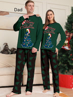Tree Printed Long-sleeved Homewear Pajamas Pi-Mart