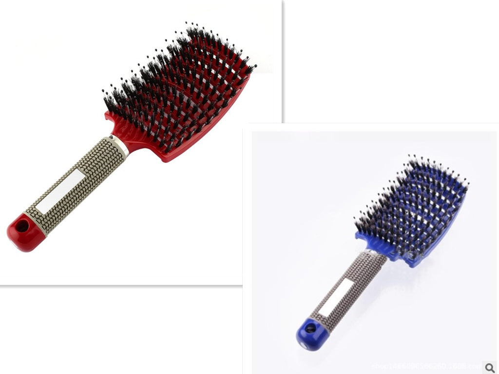 Hairbrush Anti Klit Brushy Haarborstel Women Detangler Hair Brush Bristle Nylon Scalp Massage  Teaser Hair Brush Comb Pi-Mart