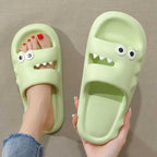 Cute Cartoon Slippers For Women Men Indoor And Outdoor Non-slip Thick Soles Floor Bathroom Slippers Fashion House Shoes Pi-Mart