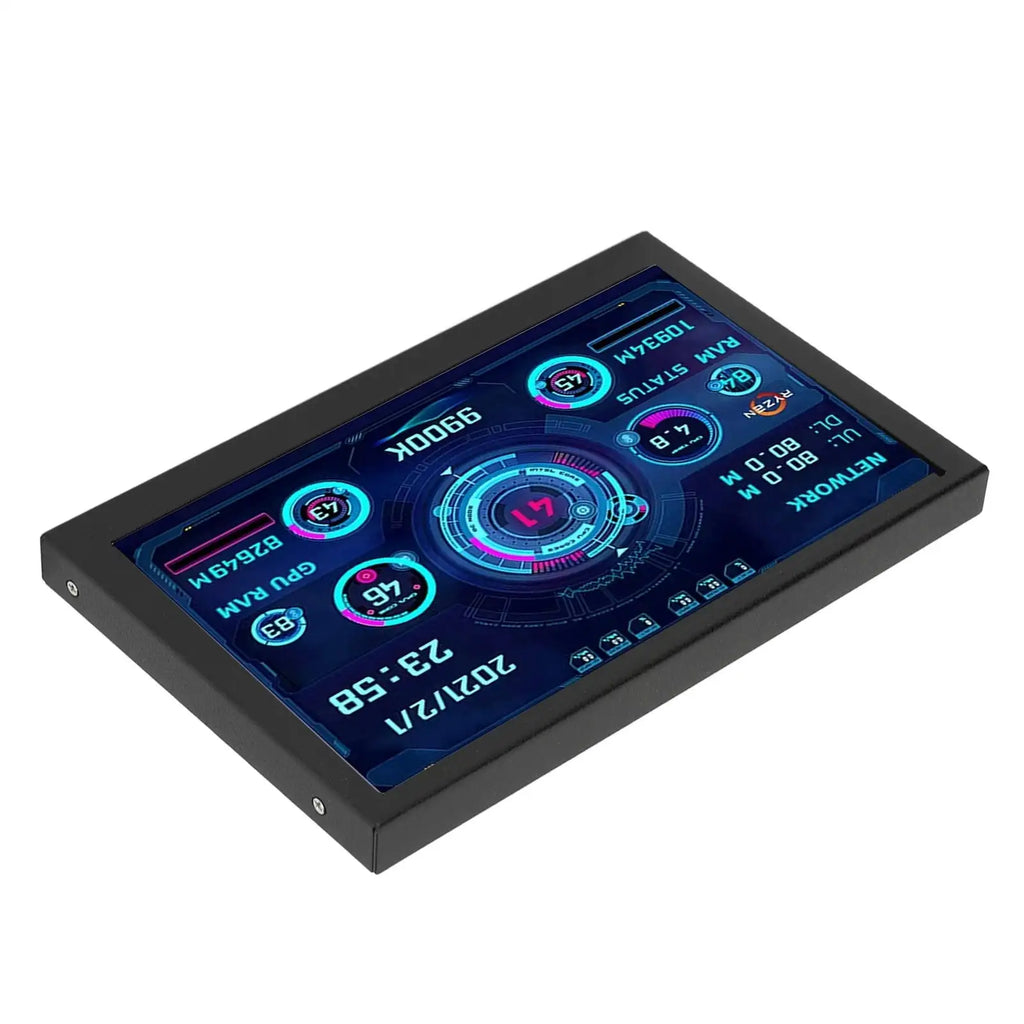 PC CPU Data Monitor 5in IPS USB C TYPE C Temperature Display PC CPU GPU RAM Data Monitor - SJB-DIAMOND ELITES