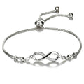 CZ Stone Infinity Bracelet Pi-Mart