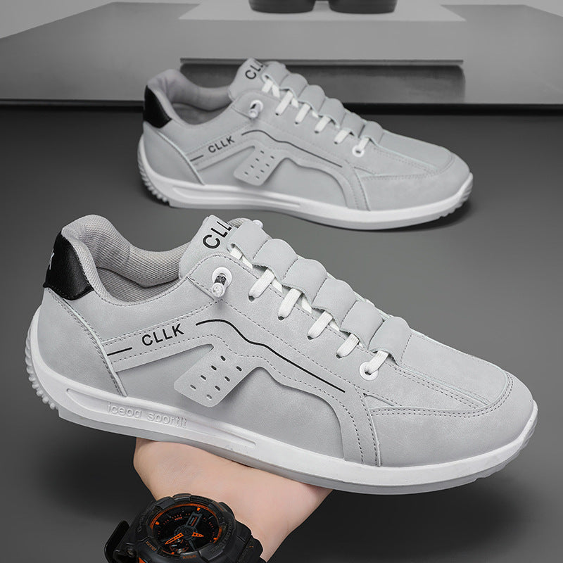 Fashion Skateboard Shoes Men Anti-skid Slip-on Flats Casual Lazy Shoes Outdoor Breathable Running Sports Sneakers Pi-Mart
