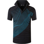 Men's Sports T-shirt Polo Shirt Short Sleeve Red Shirt Golf Tennis Pi-Mart