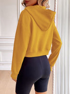 Relaxed Minimalist Zip-Up Dropped Shoulder Hooded Jacket Casual & Comfortable Lightweight Outerwear Stevvex