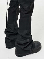 High Street RO Wind Coating Brush Glue Slightly Flared Mop Jeans Lootquake LLC