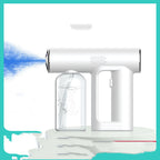 Electric Sanitizer Sprayer Handheld Blue Light Nano Steam Disinfection Spray Gun Home Car Wireless USB Humidifier Atomizer Pi-Mart