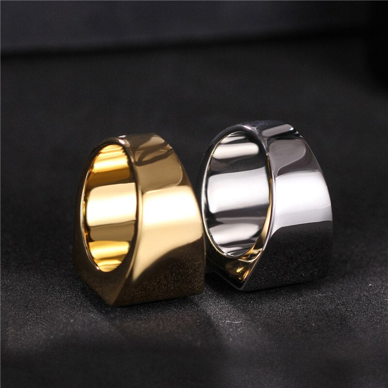 ZORCVENS Black Stone Rings for Men Pi-Mart