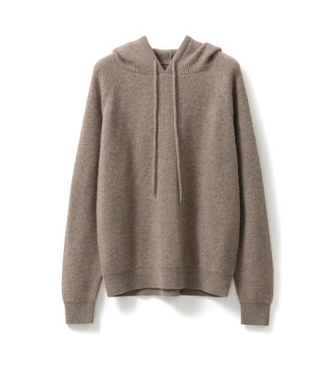 Autumn And Winter Thickening Knitted Hat Loose Sweater Pi-Mart